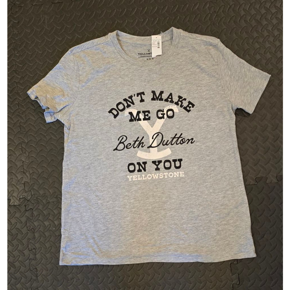 Women's Yellowstone T-shirt Size M Gray